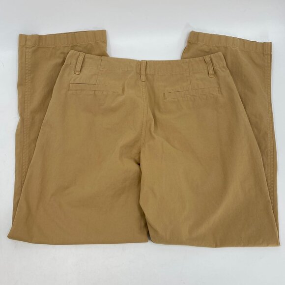 J. Crew Tan Wide-Leg Classic Pants | Size 28 - Picture 2 of 8
